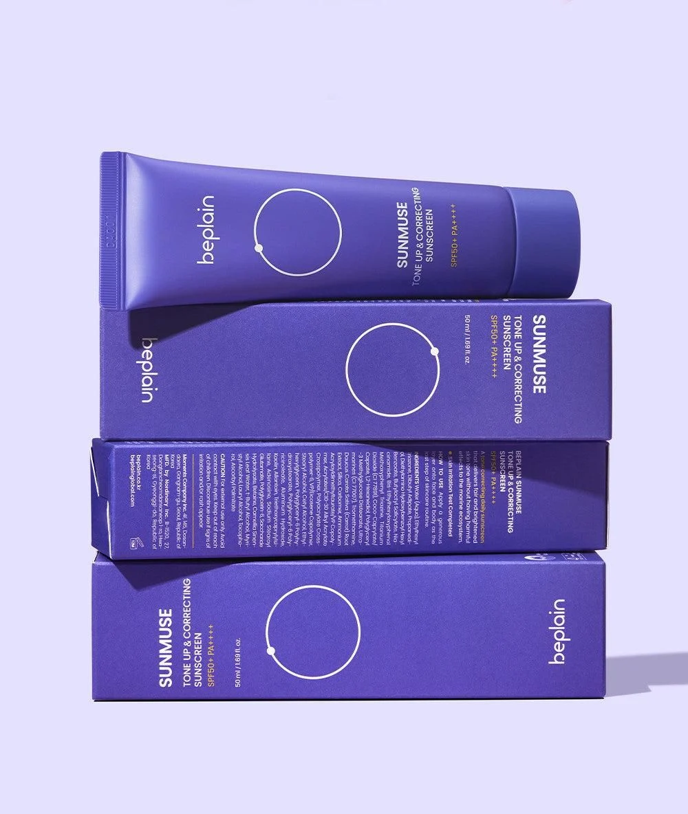 beplain Sunmuse Tone Up & Correcting Sun Cream 50ml - EmpressKorea