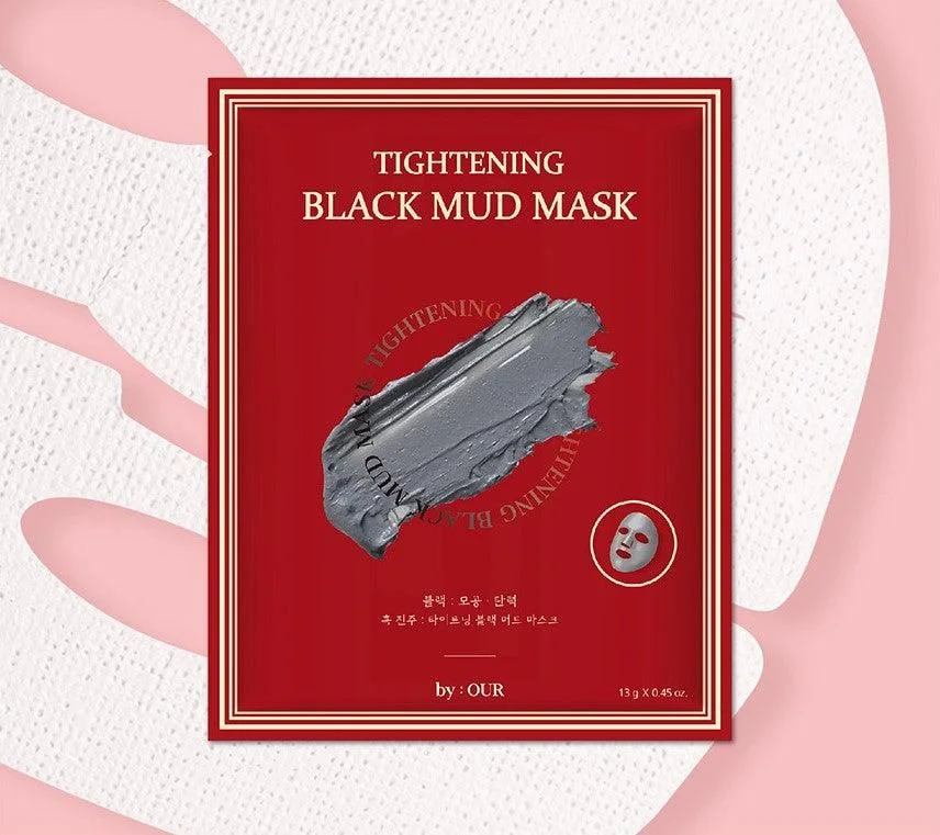 by:OUR Tightening Black Mud Mask 13g*3EA - EmpressKorea