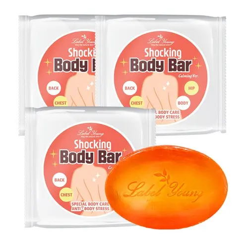 Label Young Shocking Body Bar 100g×3packs