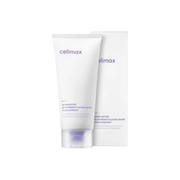 celimax Derma Nature Relief Madecica pH Balancing Foam Cleansing 150ml - EmpressKorea