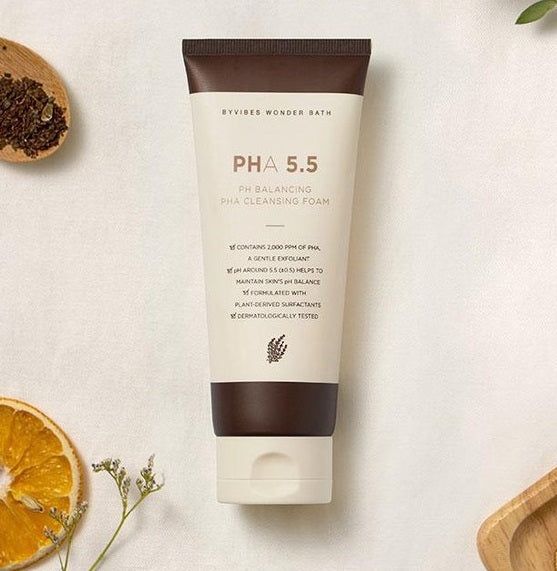 chosungah Wonder Bath PHA5.5 PH Balance PHA Cleansing Foam 130ml - EmpressKorea
