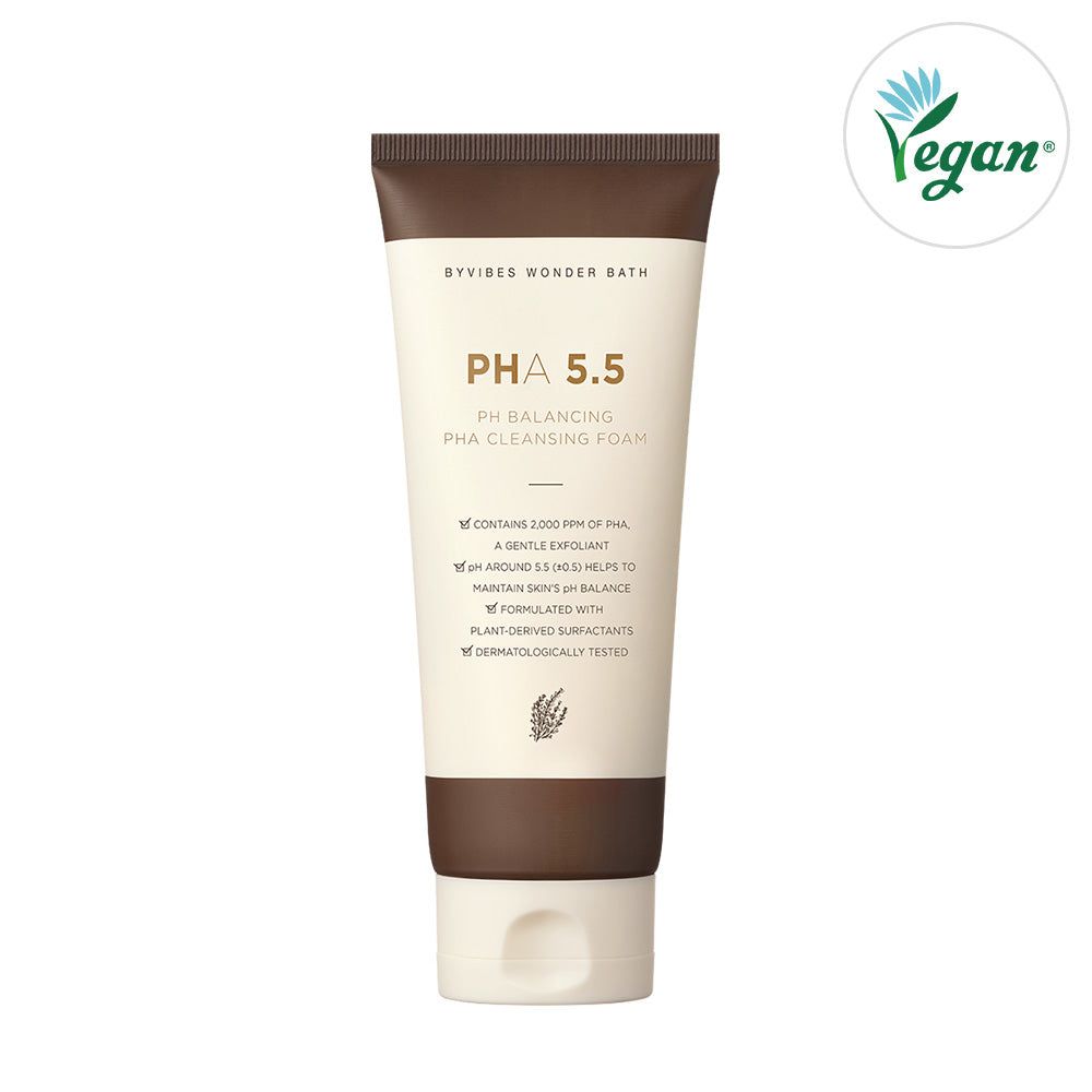 chosungah Wonder Bath PHA5.5 PH Balance PHA Cleansing Foam 130ml - EmpressKorea