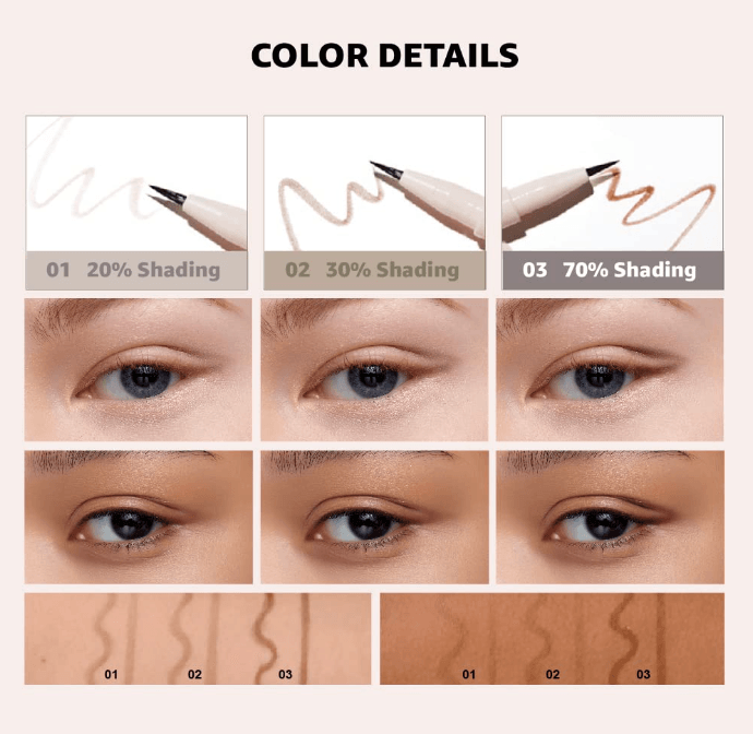 colorgram Shade Re-Forming Brush Liner (3 Colors) 0.5g - EmpressKorea