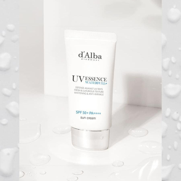 d'Alba UV Essence Waterfull Sun Cream 50ml - EmpressKorea