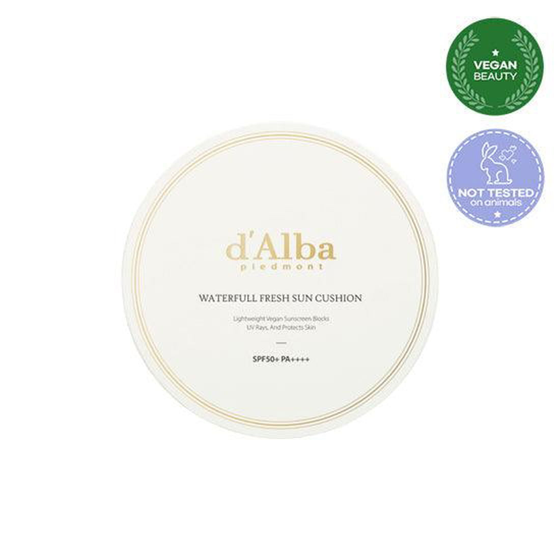 d'Alba Waterfull Fresh Sun Cushion SPF 50+ PA++++ 25g - EmpressKorea