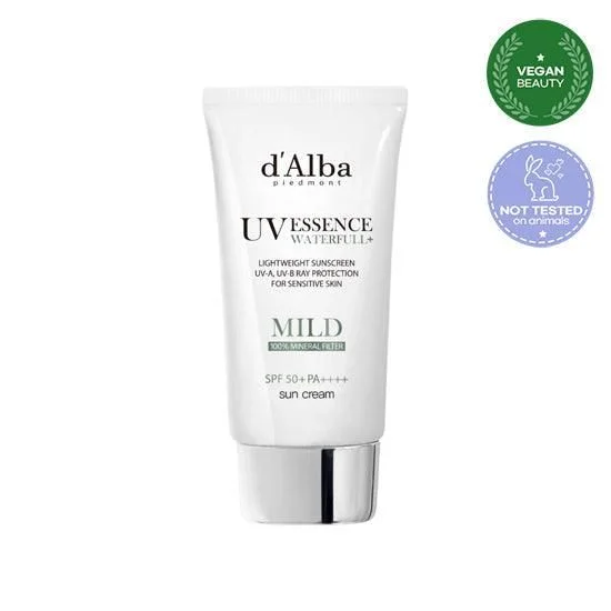 d'Alba Waterfull Mild Sun Cream SPF 50+ PA++++ 50ml - EmpressKorea