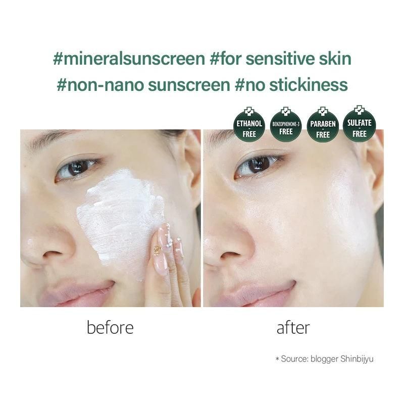 d'Alba Waterfull Mild Sun Cream SPF 50+ PA++++ 50ml - EmpressKorea