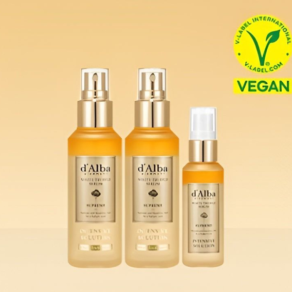 d'Alba White Truffle Supreme Intensive Serum 100ml x 2p + Supreme Serum 50ml Set - EmpressKorea