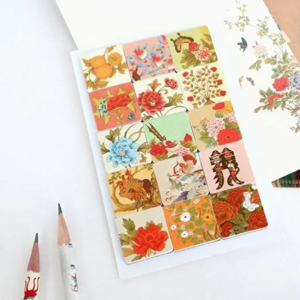 designqaanche Woonori Minhwa Mosaic Rubber Magnet - EmpressKorea