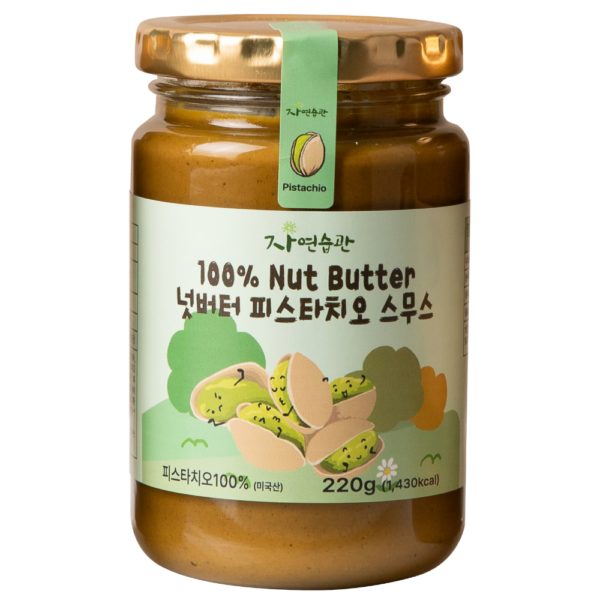 JayeonSeupkyan 100% Nut Butter Pistachio Smooth 220g