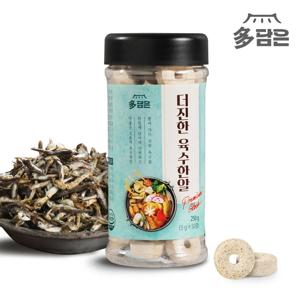 DaDam-eun TheJinHan Broth One Tab - Premium Rich Broth Stock Tablets 5g × 50pcs