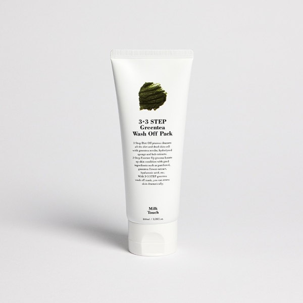 Milk Touch 3+3Step Greentea Wash Off Pack 100ml