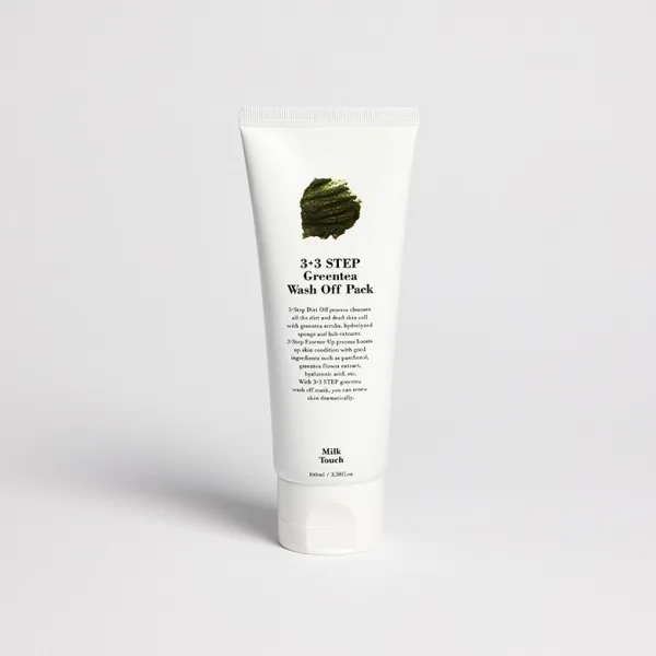 Milk Touch 3+3Step Greentea Wash Off Pack 100ml