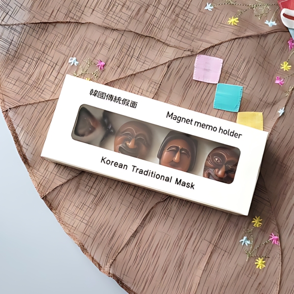 Dridashop Korean Traditional Souvenir Hahoetal Refrigerator Magnet Set