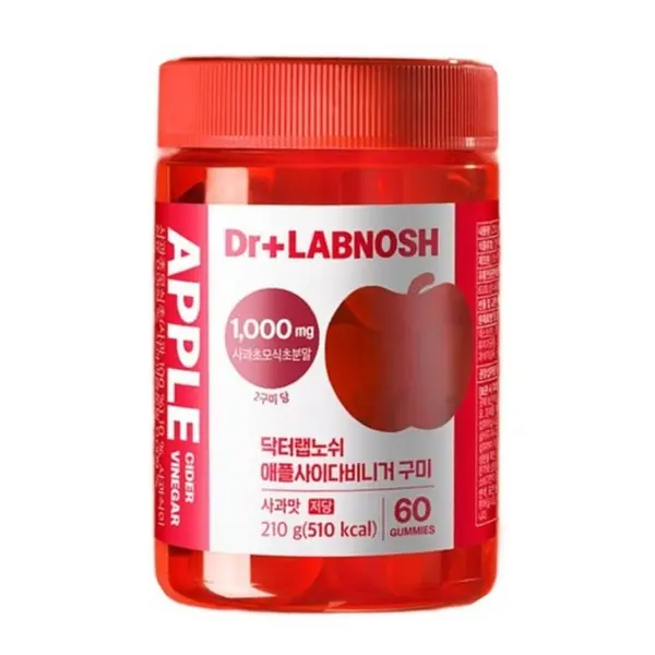 Dr+LABNOSH Apple Cider Vinegar Gummy 60Gummies