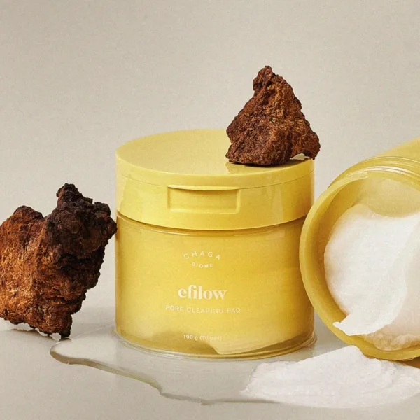 efilow Chaga Mushroom Biome Pore Clearing Pad 190g 70pad - EmpressKorea