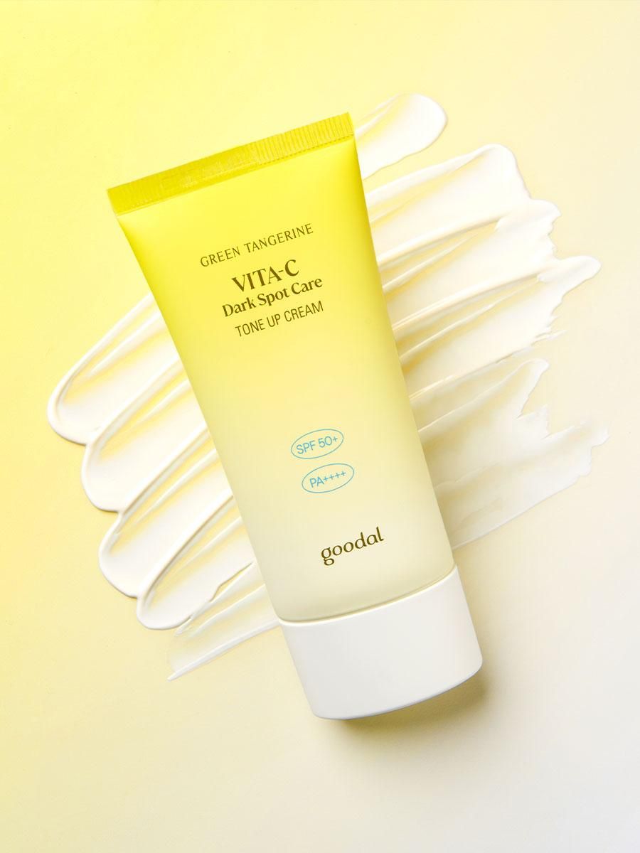 goodal Green Tangerine Vita C Dark Spot Tone Up Cream SPF 50+ PA++++ 50ml - EmpressKorea