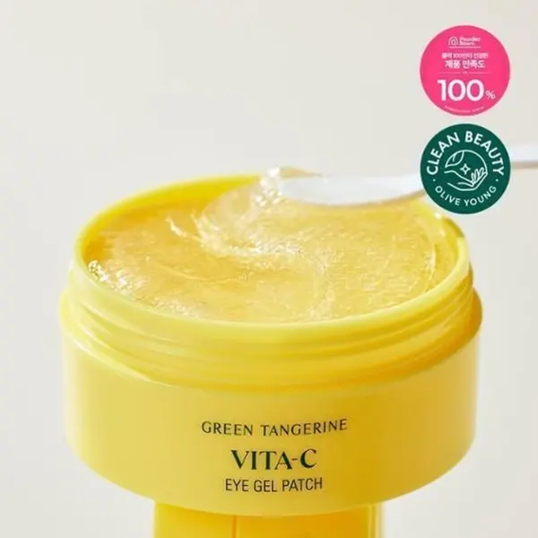 goodal Green tangerine VITA-C eye gel patch 60pcs - EmpressKorea