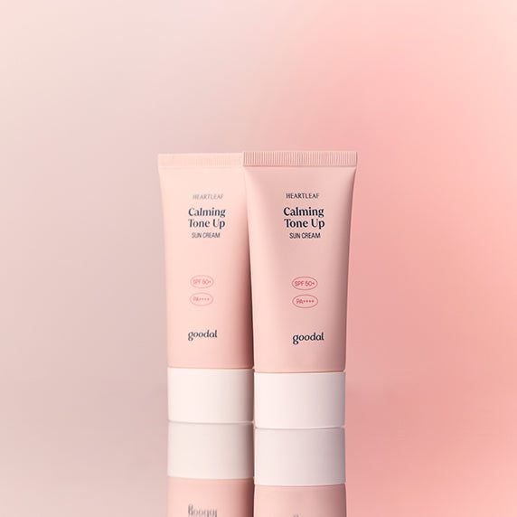 goodal Heartleaf Calming Tone Up Sun Cream SPF 50+ PA++++  50ml*2ea - EmpressKorea