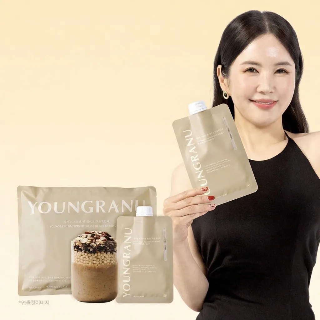 YOUNGRANU PROTEIN FIT SHAKE BLACK MIXED GRAIN 315g (45×7packs)