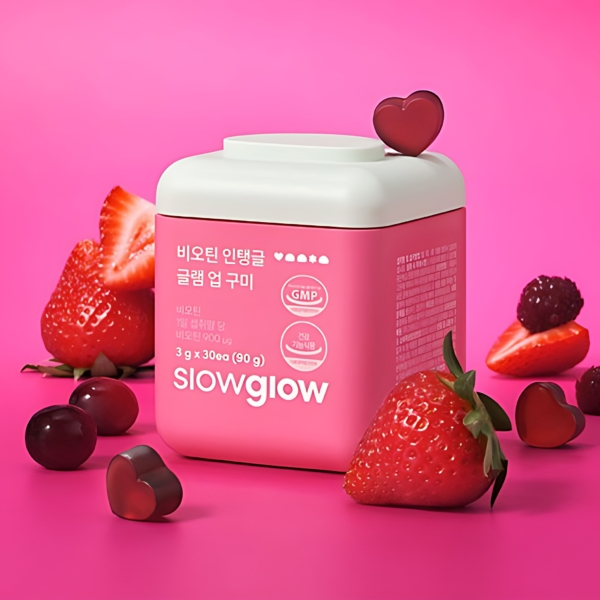 slowglow Entangle Glam Gummy Biotin 30ea 90g