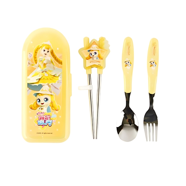 Shooting Star Catch! Teenieping All-in-One Correction Chopsticks Full Set Banjjakping
