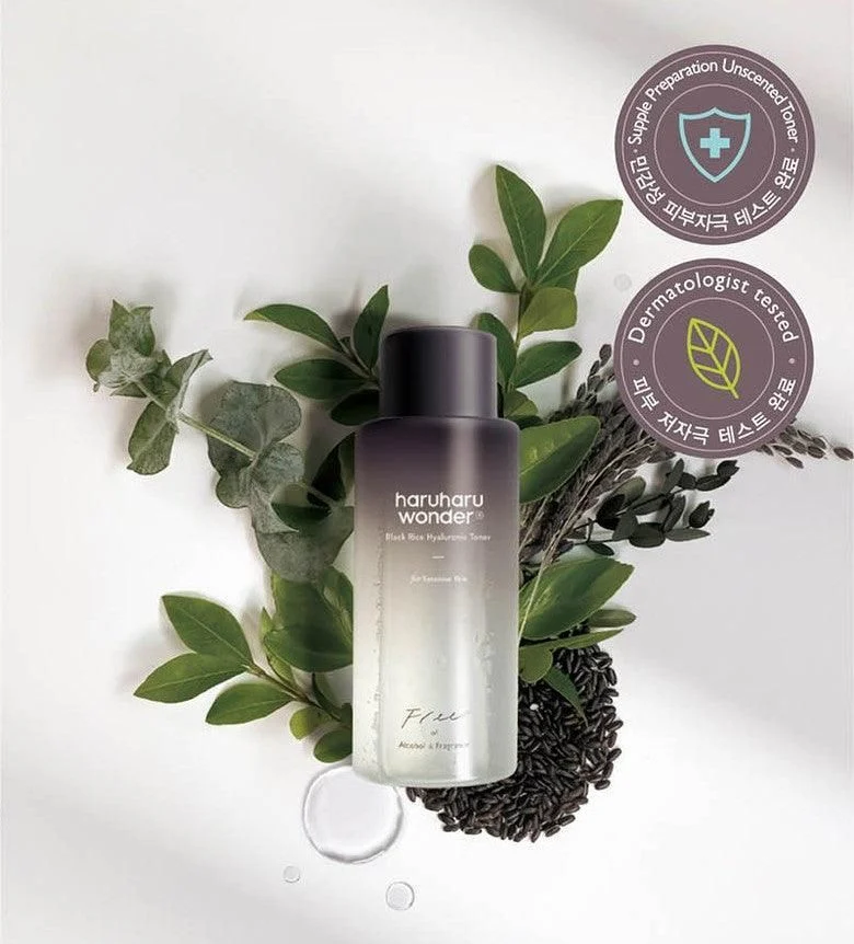 haruharu wonder Black Rice Hyaluronic Toner For Sensitive Skin (Free of Alcohol & Fragrance) 150ml - EmpressKorea