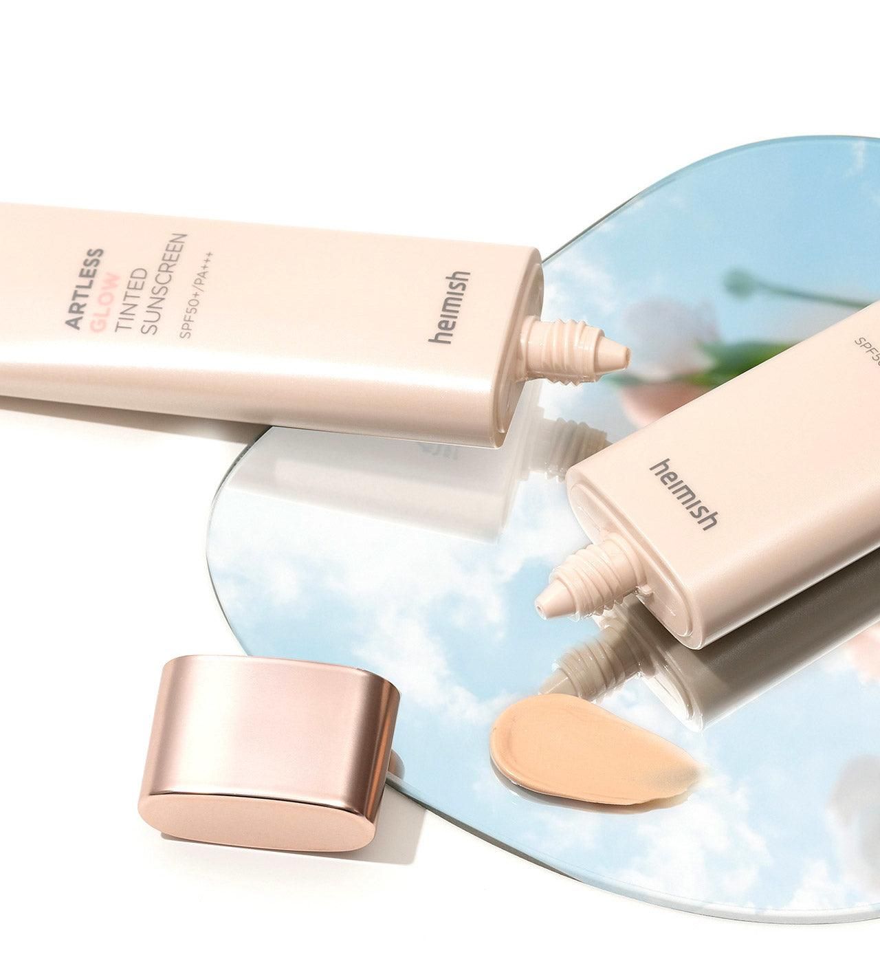 heimish Artless Glow Tinted Sunscreen Shine Beige SPF 50+ PA+++ 40ml - EmpressKorea