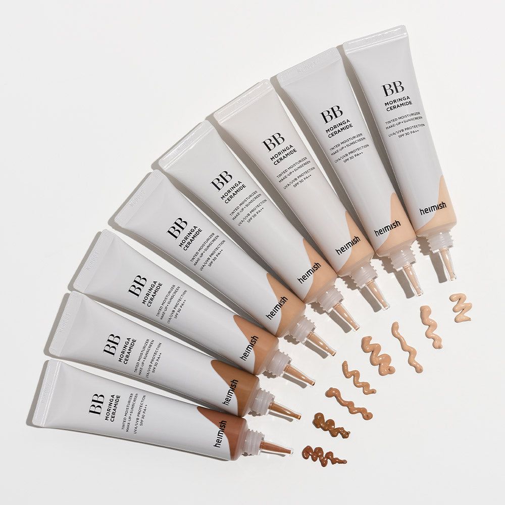 heimish Moringa Ceramide BB Cream SPF30 PA++ 8color 30ml - EmpressKorea