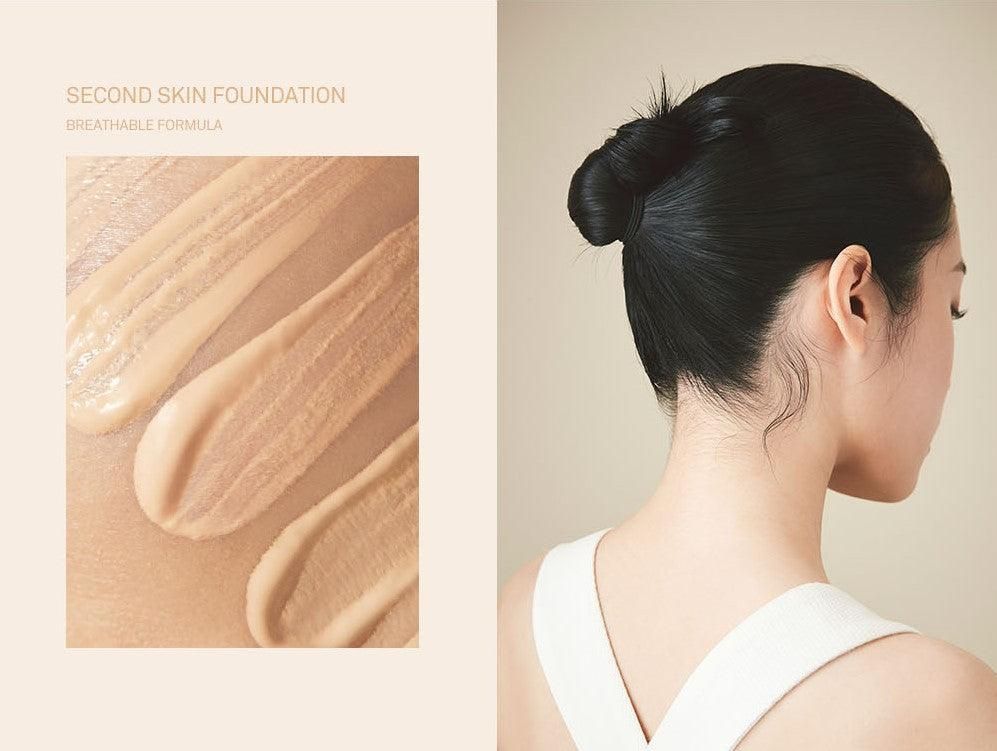 hince Second Skin Foundation (7 Colors) SPF 30 PA++ 40ml - EmpressKorea