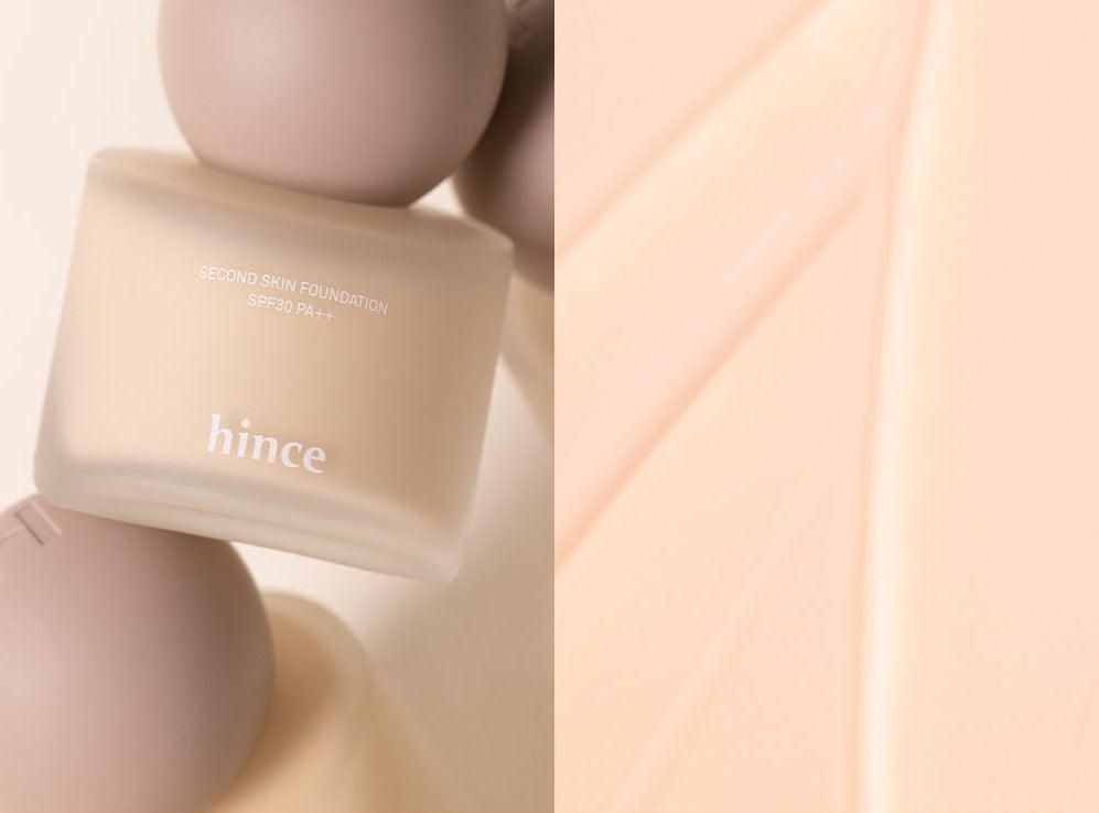 hince Second Skin Foundation (7 Colors) SPF 30 PA++ 40ml - EmpressKorea