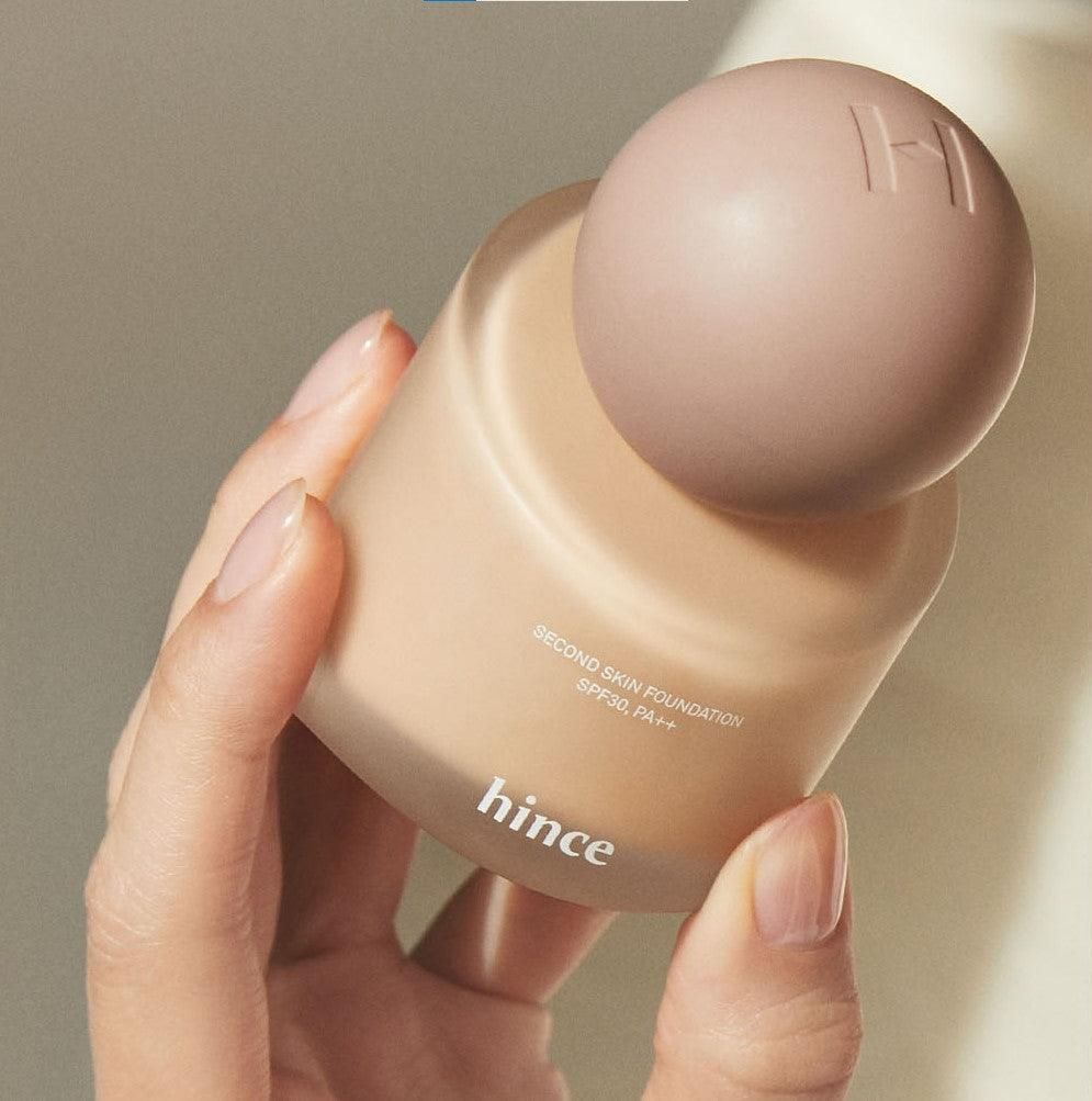 hince Second Skin Foundation (7 Colors) SPF 30 PA++ 40ml - EmpressKorea