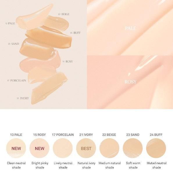 hince Second Skin Foundation (7 Colors) SPF 30 PA++ 40ml - EmpressKorea