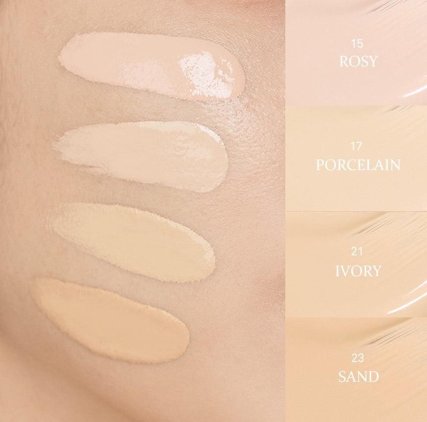 hince Second Skin Glow Cushion SPF 50+ PA++++ (4 Colors) 12g - EmpressKorea