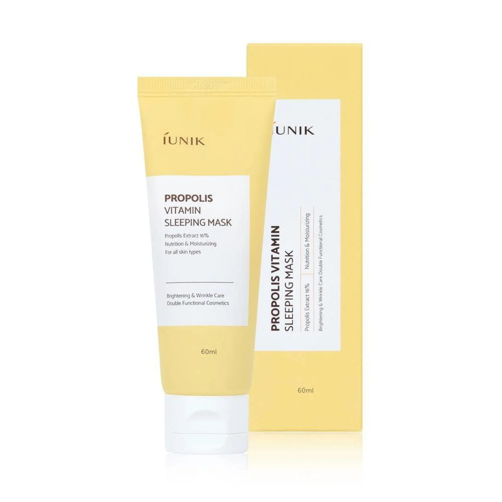 iUNIK Propolis Vitamin Sleeping Mask 60ml - EmpressKorea