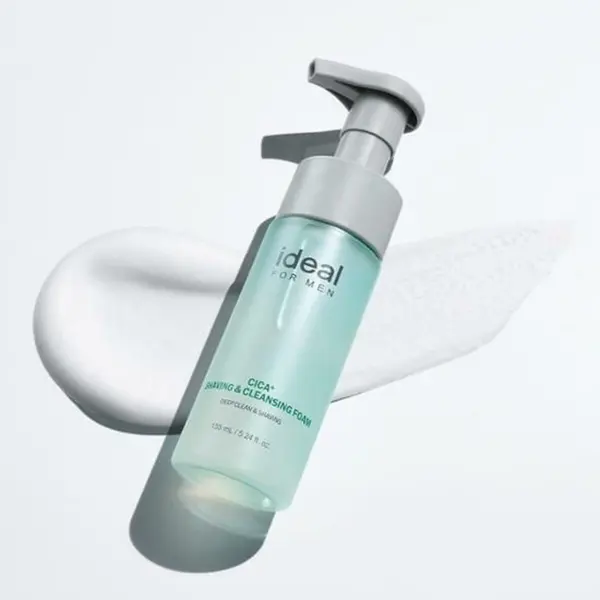 ideal for Men Cica+ Shaving & Cleansing Foam 155mL - EmpressKorea