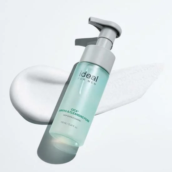 ideal for Men Cica+ Shaving & Cleansing Foam 155mL - EmpressKorea