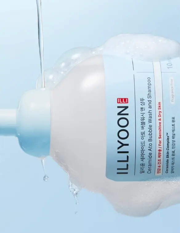 ILLIYOON Ceramide Ato Bubble Wash and Shampoo 400ml
