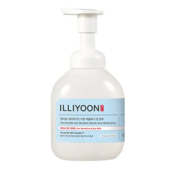 ILLIYOON Ceramide Ato Bubble Wash and Shampoo 400ml