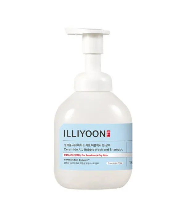 ILLIYOON Ceramide Ato Bubble Wash and Shampoo 400ml