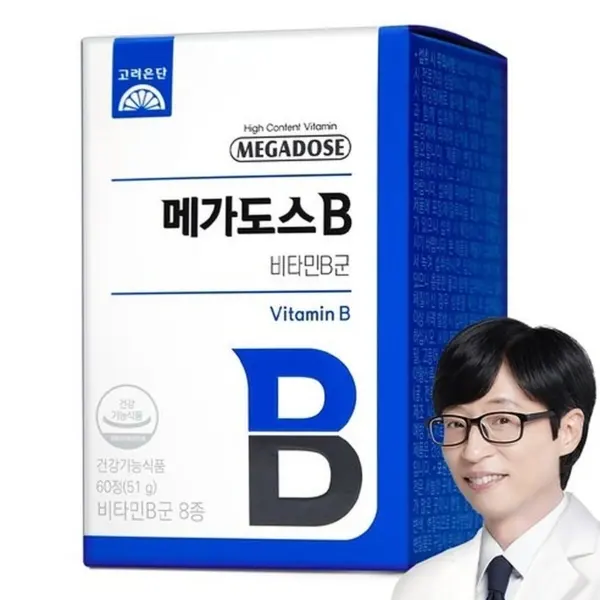 Korea Eundan Megadose B Vitamin B 51g 60tablet