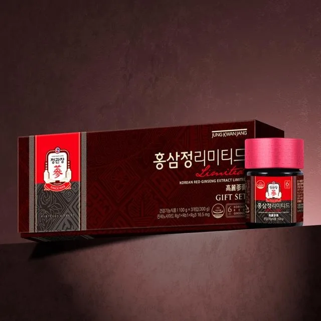JUNG KWAN JANG HONGSAMJUNG Korean Red Ginseng Extract Limited 100g x 3 Bottles - Image 2