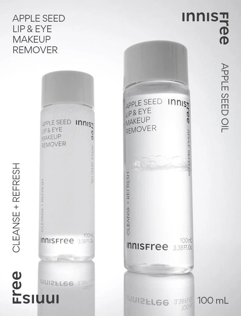 innisfree Apple Seed Lip & Eye Makeup Remover 100ml - EmpressKorea
