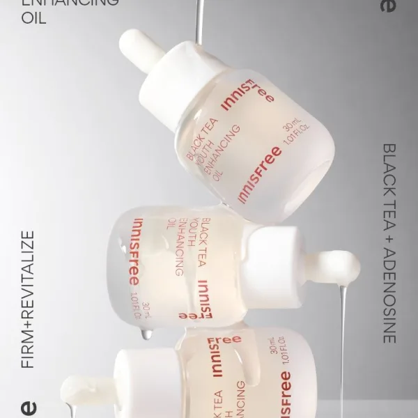 innisfree Black Tea Youth Enhancing Oil 30ml - EmpressKorea