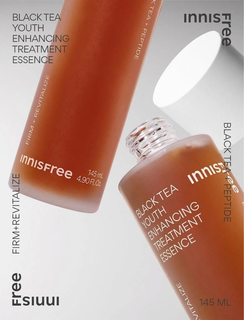 innisfree Black Tea Youth Enhancing Treatment Essence 145ml - EmpressKorea