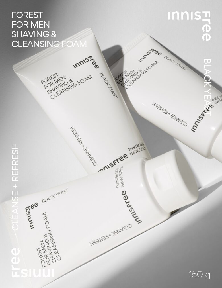 innisfree Forest for Men Shaving & Cleansing Foam 150g - EmpressKorea