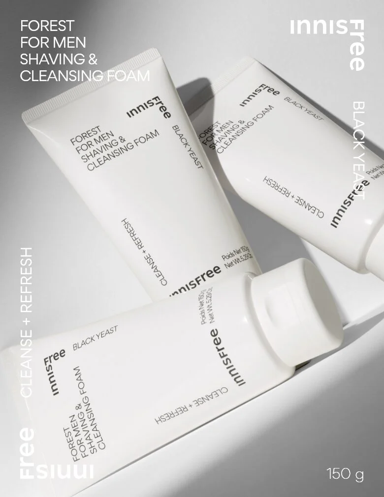 innisfree Forest for Men Shaving & Cleansing Foam 150g - EmpressKorea