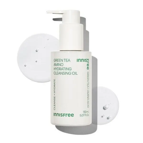 innisfree Green Tea Amino Hydrating Cleansing Oil 150ml - EmpressKorea