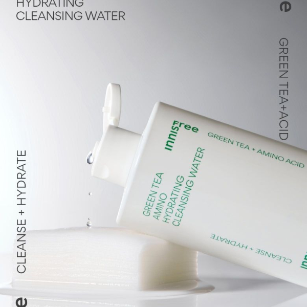 innisfree Green Tea Amino Hydrating Cleansing Water 320ml - EmpressKorea