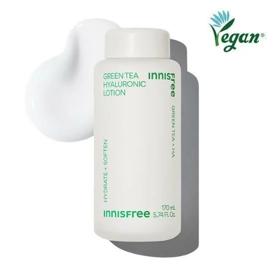 innisfree Green Tea Hyaluronic Lotion 170ml - EmpressKorea